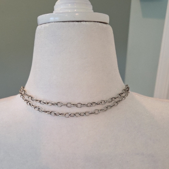 Boho Necklace Diamond Pattern Bib Style Silver With Amber & Turquoise Color - Picture 2 of 5